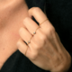 Anillo en plata (M de Luca)