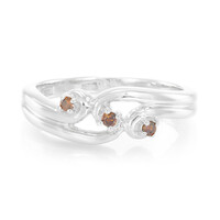 Anillo de hombre en plata con Diamante fantasía