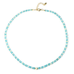 Collar en plata con Apatita azul
