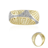 Anillo en oro con Diamante I4 (J) (Ornaments by de Melo)