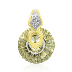 Colgante en oro con Amatista verde (Glenn Lehrer)