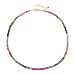 Collar en plata con Turmalina rosa