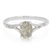 Anillo en plata con Labradorita