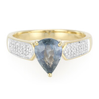 Anillo en oro con Zafiro no calentado (AMAYANI)