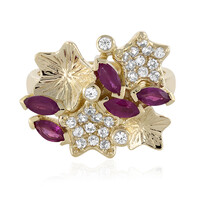 Anillo en oro con Rubí de Madagascar (Adela Gold)
