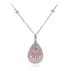Collar en oro con Diamante rosa I1 (CIRARI)