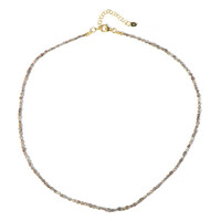 Collar en plata con Diamante champán
