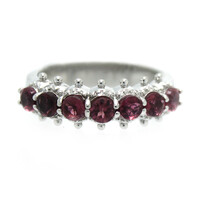Anillo en plata con Turmalina rosa (Dallas Prince Designs)