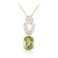 Collar en oro con Turmalina Paraíba (AMAYANI)
