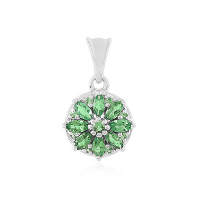 Colgante en plata con Tsavorita