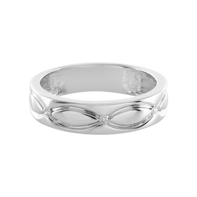 Anillo en plata con Diamante I4 (J)