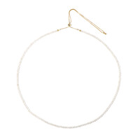 Collar en plata con Piedra de Luna arcoíris