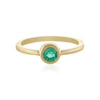 Anillo en oro con Esmeralda de Rusia