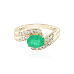 Anillo en oro con Esmeralda de Rusia (AMAYANI)