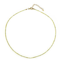 Collar en plata con Diamante amarillo