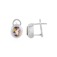 Pendientes en plata con Ametrino