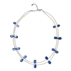 Collar en plata con Cianita