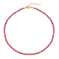 Collar en plata con Rodonita