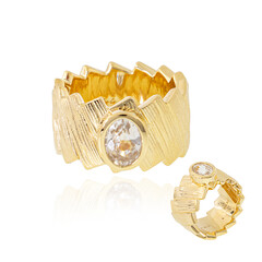 Anillo en plata con Zircón (de Melo)
