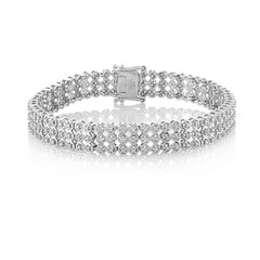 Brazalete en plata con Zircón