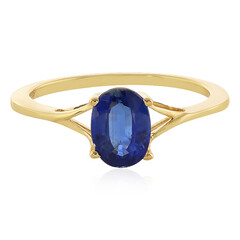 Anillo en oro con Cianita (Odyssey by Hannah)