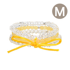 Brazalete en plata con Calcita naranaja