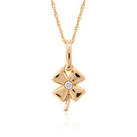 Collar en oro con Diamante limpio a lupa F (LUCENT DIAMONDS)