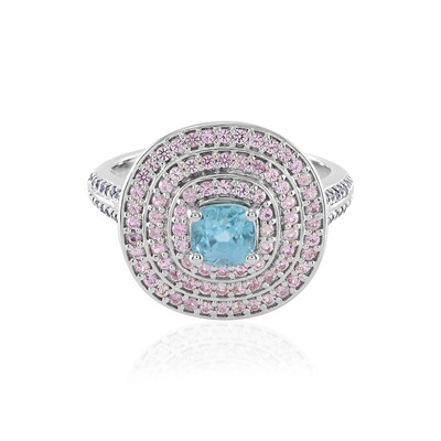 Anillo en plata con Zircón de Ratanak Kirí (Adela Silber)