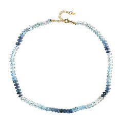 Collar en plata con Aguamarina Santa María (Adela Silber)