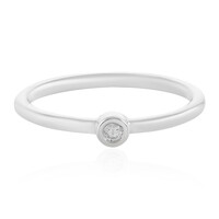 Anillo en plata con Diamante I2 (H)