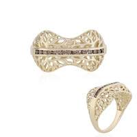 Anillo en oro con Diamante champán I1  (Ornaments by de Melo)