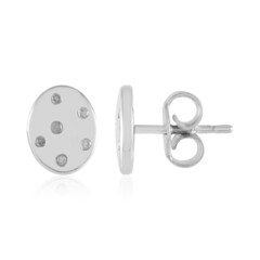 Pendientes en plata con Diamante I2 (I)