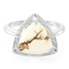Anillo en plata con Magnesita