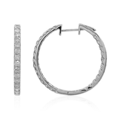 Pendientes en oro con Diamante I1 (H)  (CIRARI)