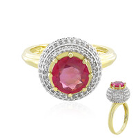 Anillo en oro con Zafiro rosa de Madagascar (de Melo)