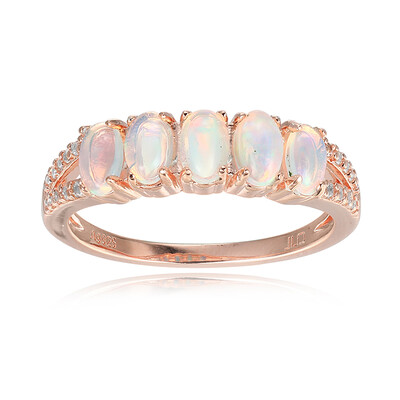 Anillo en plata con Ópalo de Welo