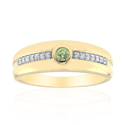 Anillo en oro con Demantoide de Madagascar (John Ferry)