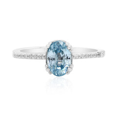 Anillo en plata con Zircón de Ratanak Kirí