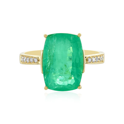 Anillo en oro con Esmeralda de Etiopía (AMAYANI)