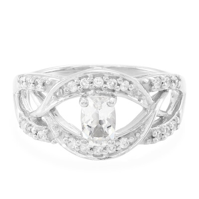 Anillo en plata con Berilo del Himalaya
