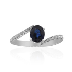 Anillo en oro con Zafiro azul (Estée Collection)