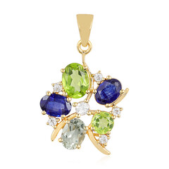 Colgante en plata con Peridoto