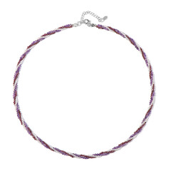 Collar en plata con Granate de la India