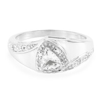 Anillo en plata con Goshenita