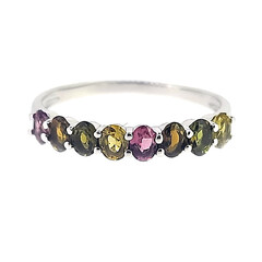 Anillo en plata con Turmalina