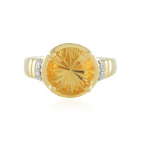 Anillo en plata con Citrino