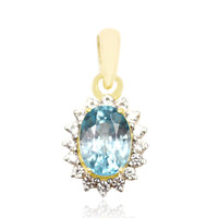 Colgante en oro con Zircón de Ratanak Kirí