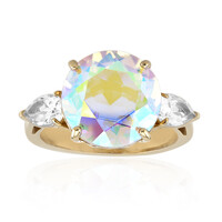 Anillo en plata con Cuarzo Rayo de luna