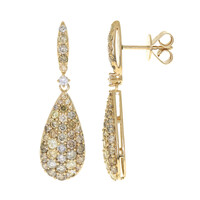 Pendientes en oro con Diamante fancy SI2 (CIRARI)