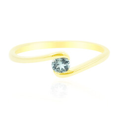 Anillo en oro con Turmalina nigeriana paraiba